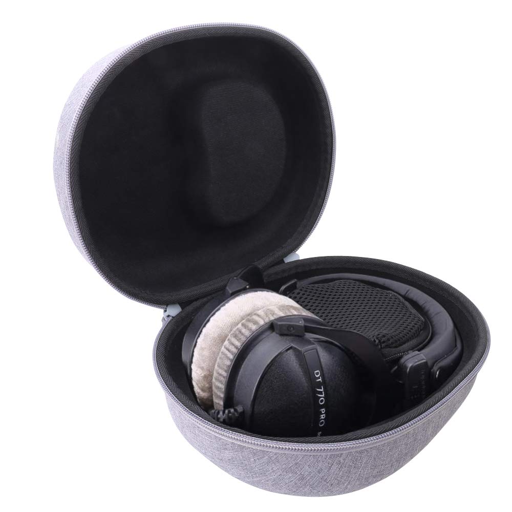 Aenllosi Grey Hard Carrying Case for Beyerdynamic DT PRO 770 Over-Ear Studio Headphones 32/80/250 Ohm - Premium Protecti