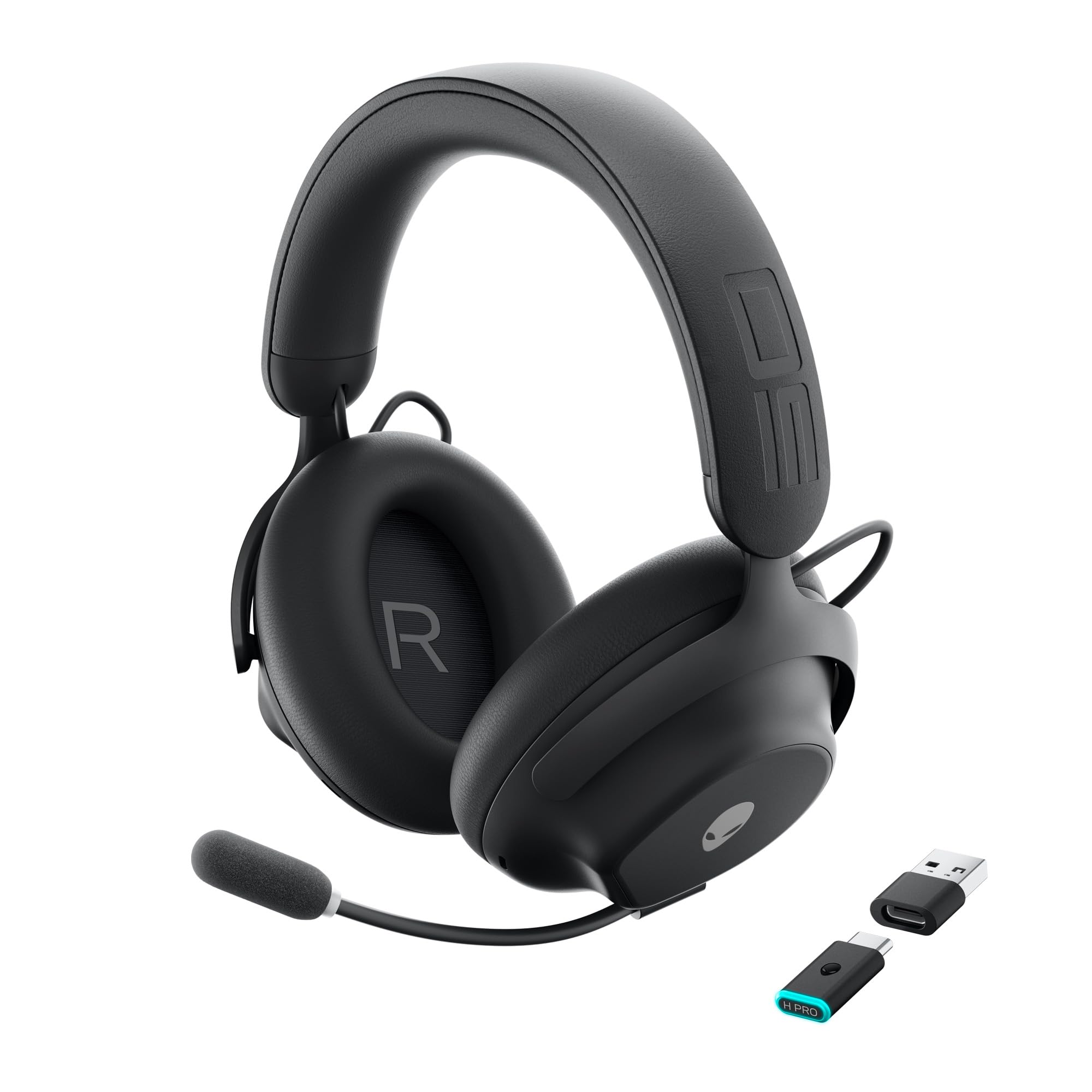 Alienware Pro Wireless Gaming Headset - Wired/Wireless, Bluetooth 5.3, Dark Side of The Moon
Alienware Pro Wireless Gami